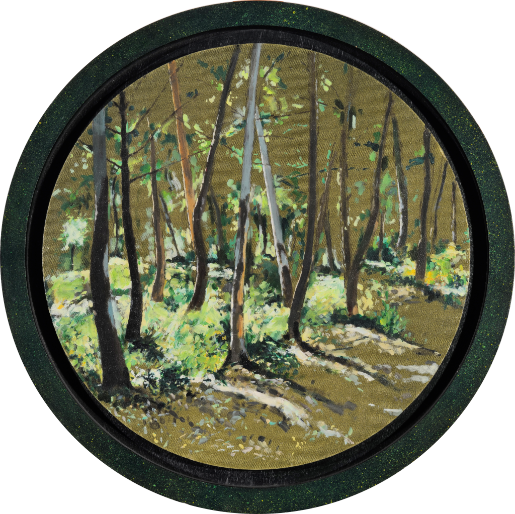 First Dark Wood Painting