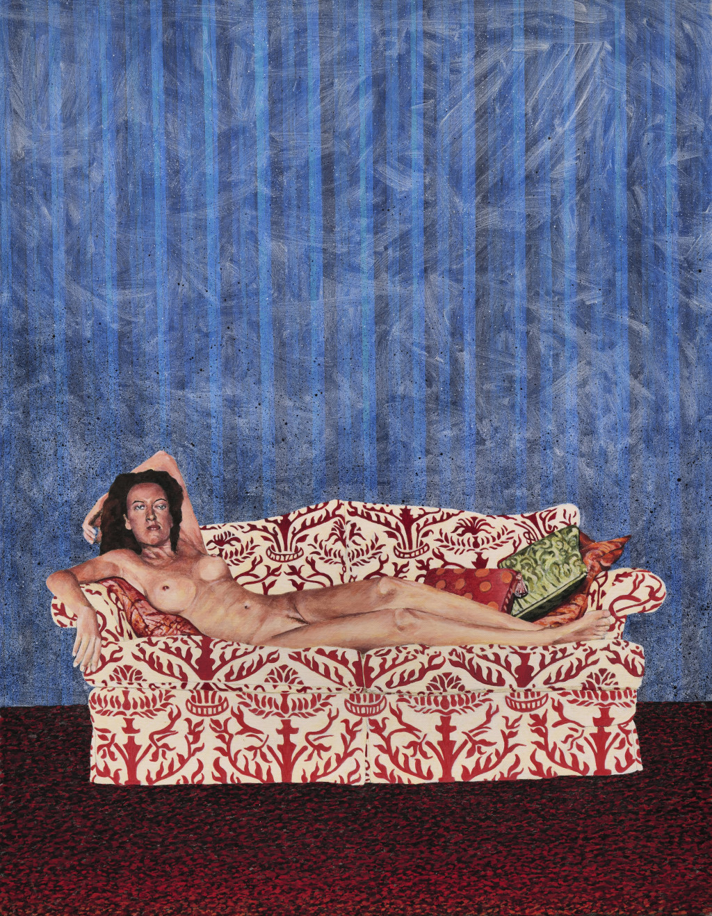 Mona relaxing after a hard day