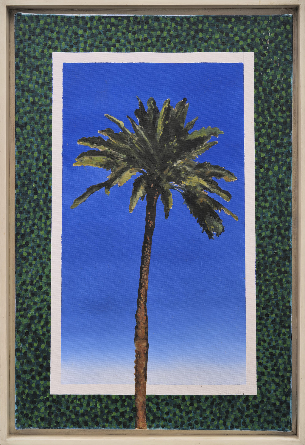 Palm Tree Study in Green