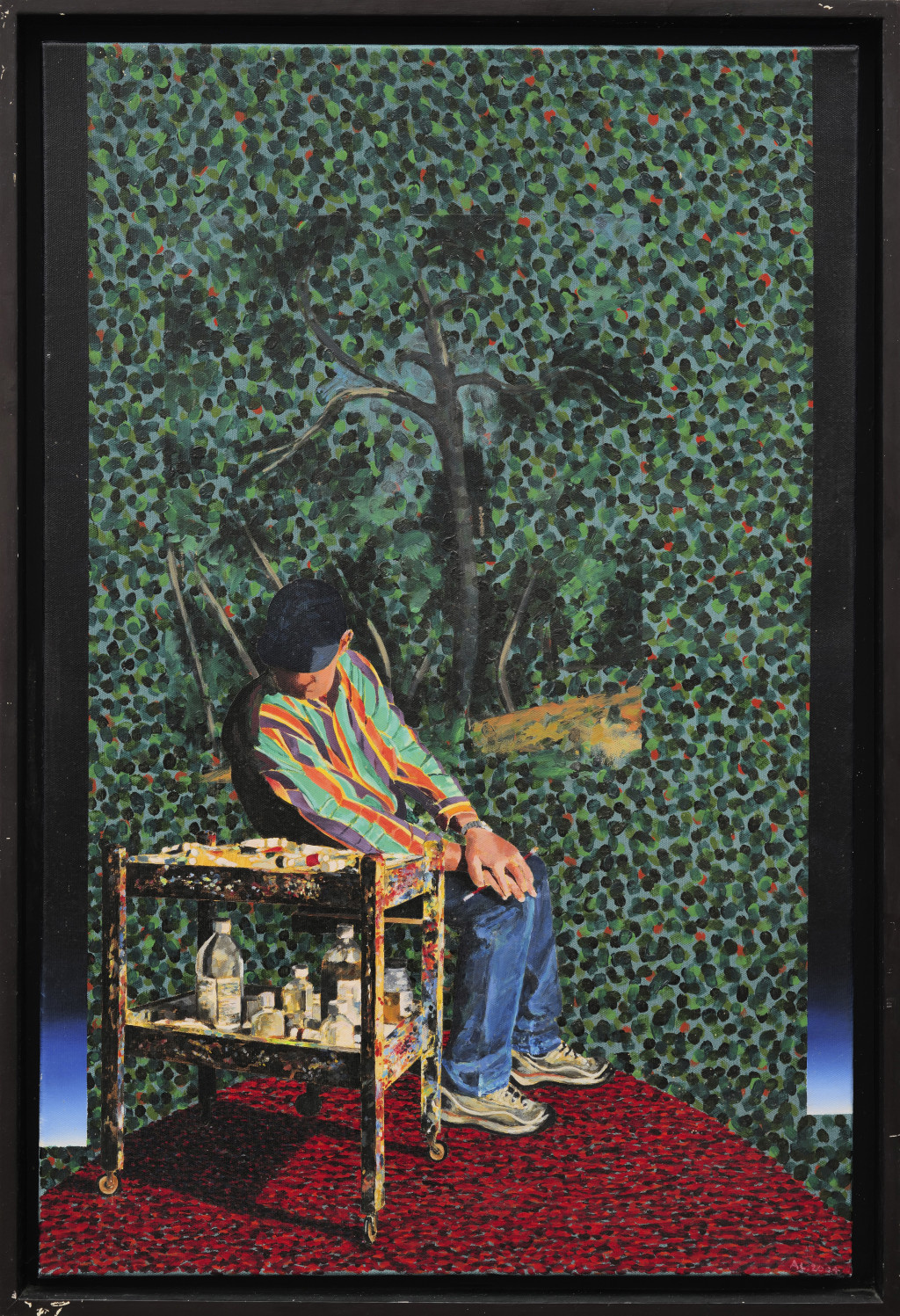 Self portrait with Dark Wood