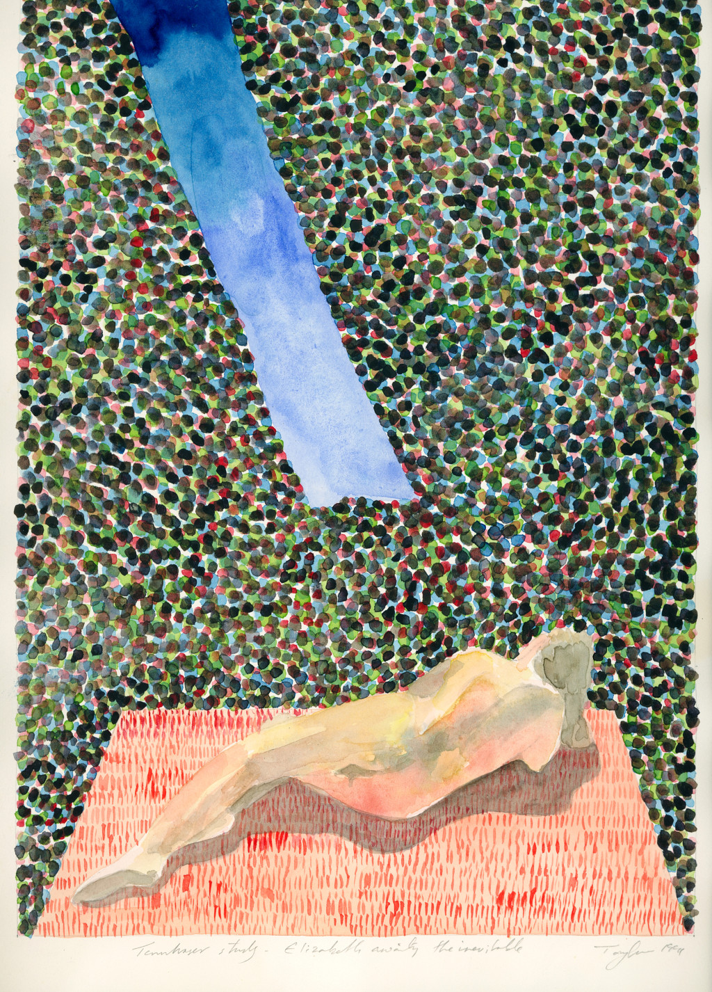 Tannhauser Study - Elizabeth Awaiting The Inevitable